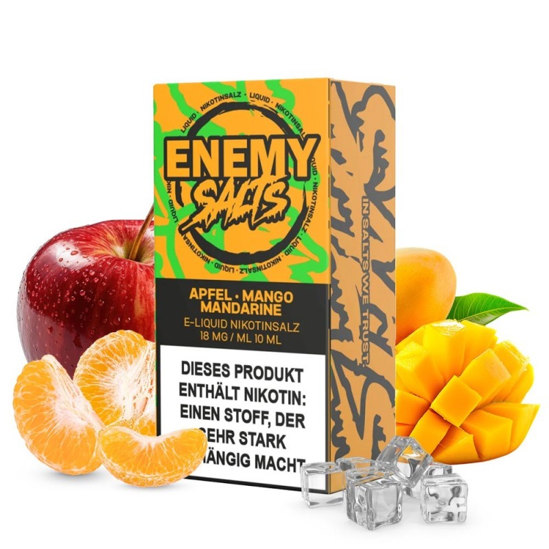 ENEMY SALTS - Apfel Mango Mandarine Nikotinsalz