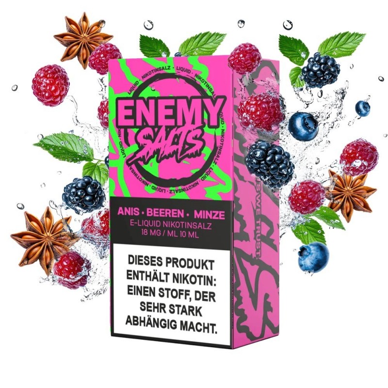ENEMY SALTS - Anis Beeren Minze Nikotinsalz