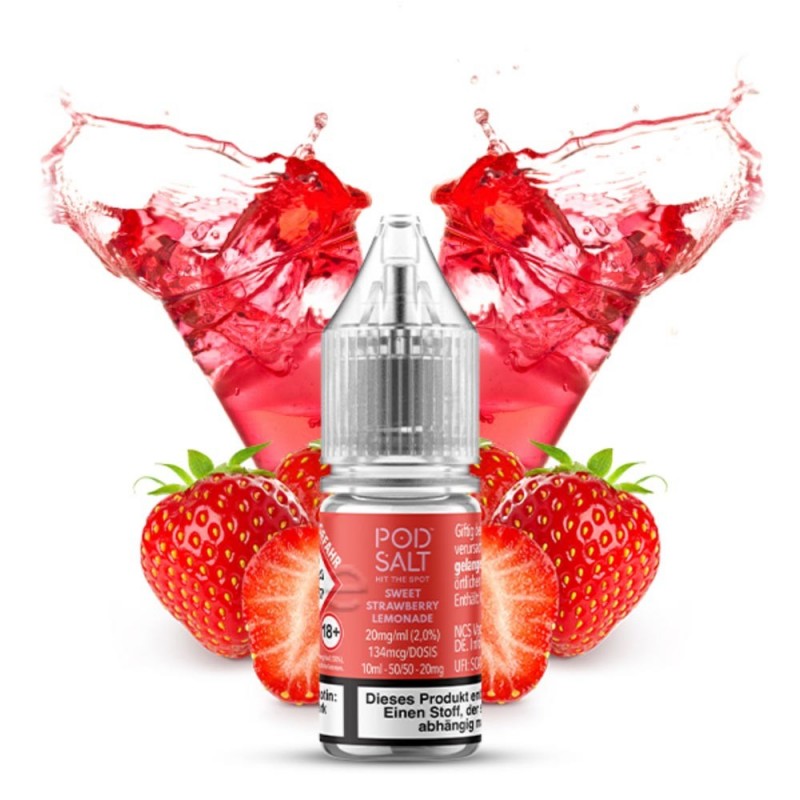 POD SALT XTRA - Sweet Strawberry Lemonade Nikotins...