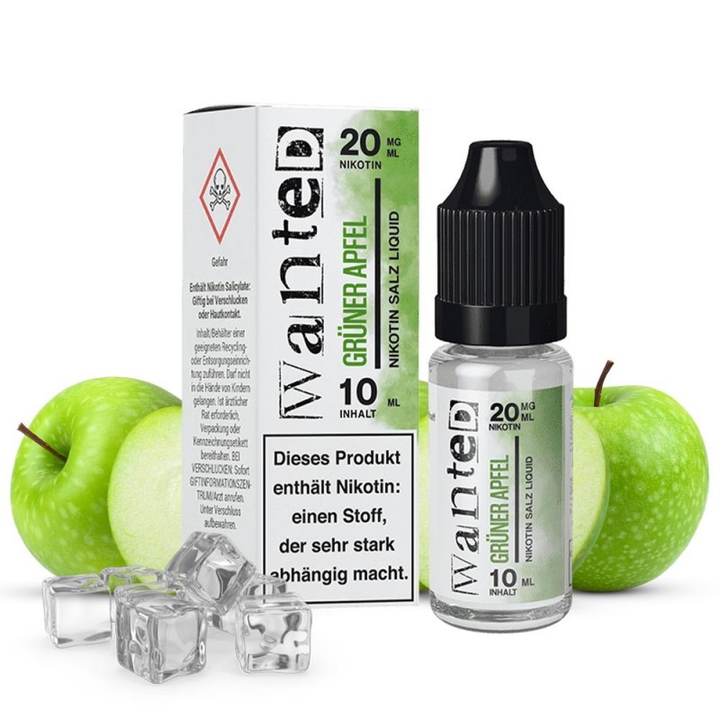 Wanted - Grüner Apfel Nikotinsalz